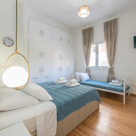 Modern Apartment 200M From Acropolis 100Mbps Netflix-2