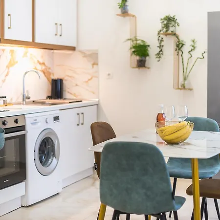 Modern Apartment 200M From Acropolis 100Mbps Netflix-3